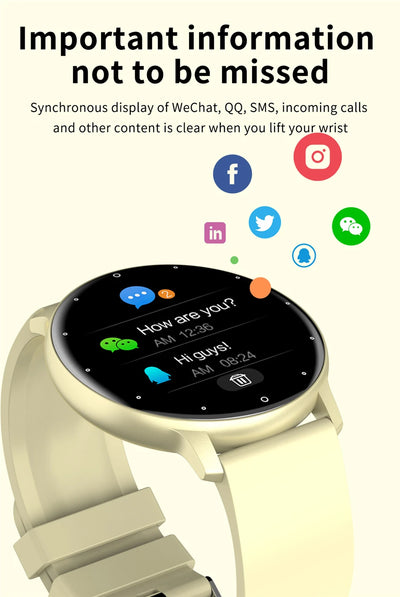 LIGE Fashion Women Smart Watch