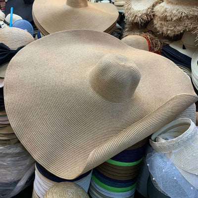 25cm Wide Brim Straw Hats