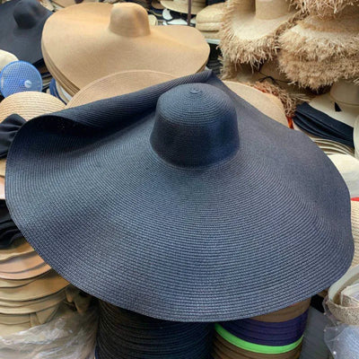 25cm Wide Brim Straw Hats