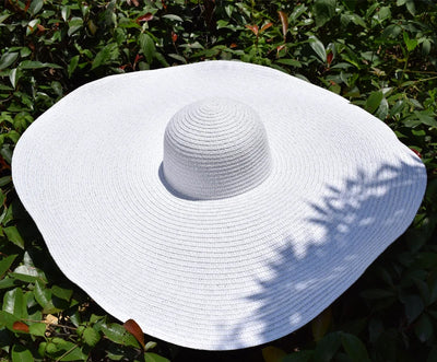 25cm Wide Brim Straw Hats