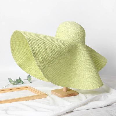 25cm Wide Brim Straw Hats