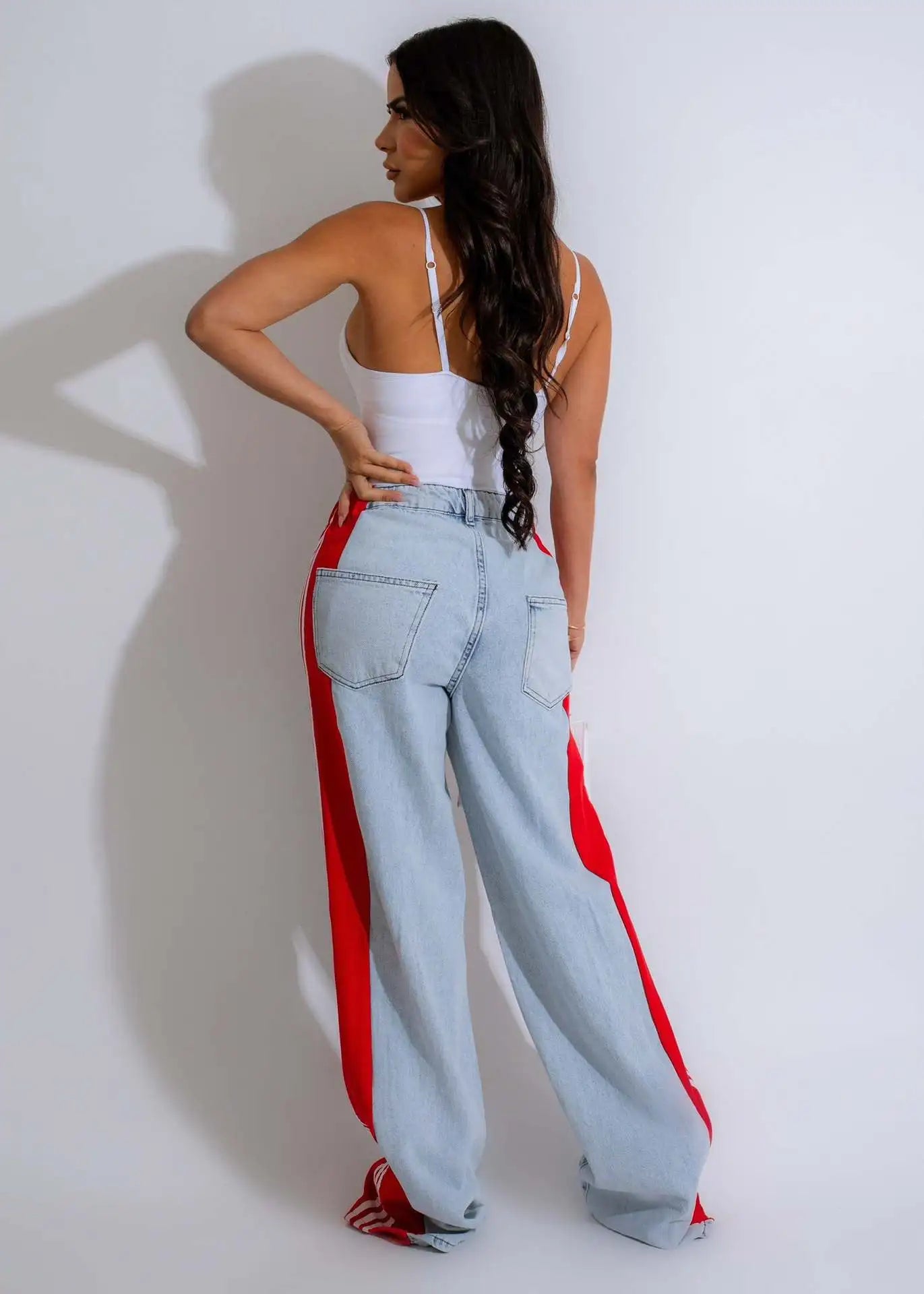 Wide Leg Jeans Cargo Pants