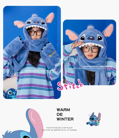 Stitch Hat, Scarf and Gloves