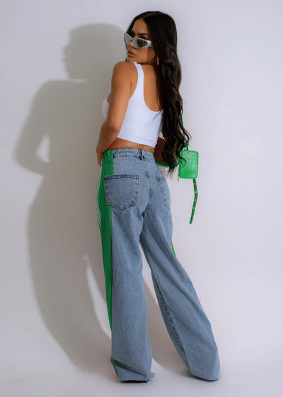 Wide Leg Jeans Cargo Pants