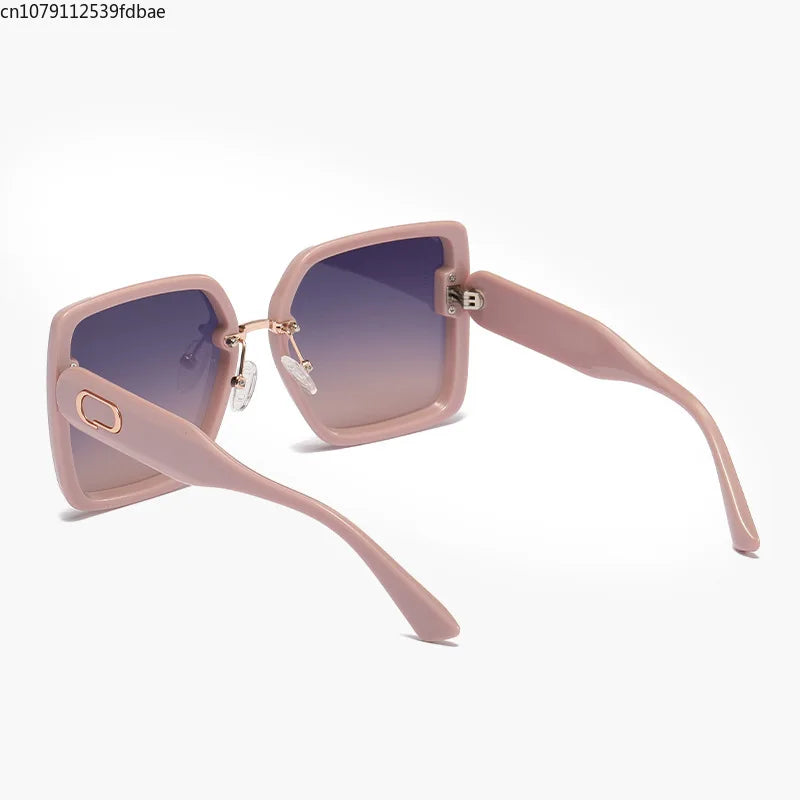 Fashion box polarized sunglasses