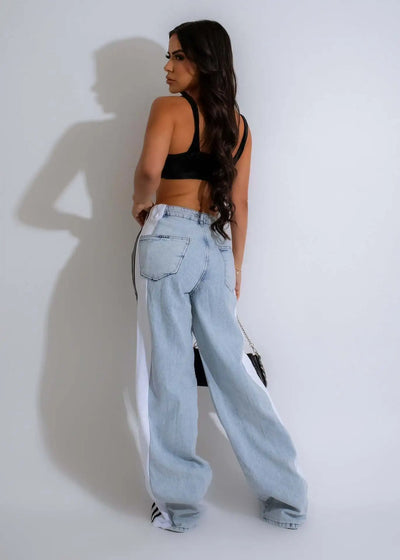 Wide Leg Jeans Cargo Pants