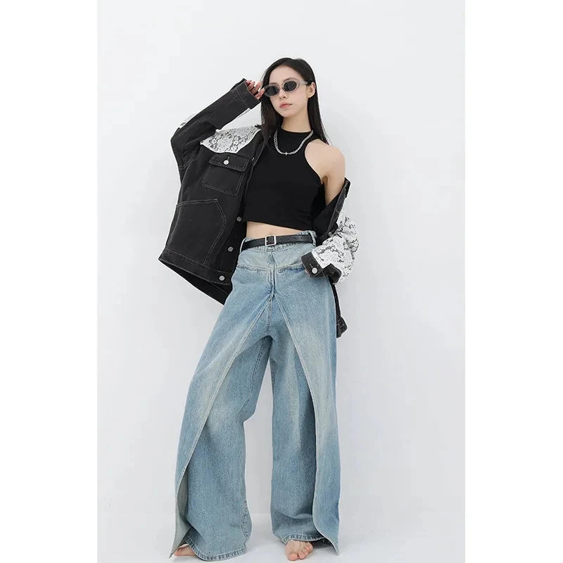 Y2k Vintage High Waist Baggy