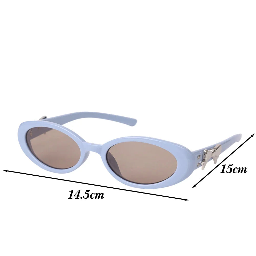 Fashion Oval Shape Sunglasses