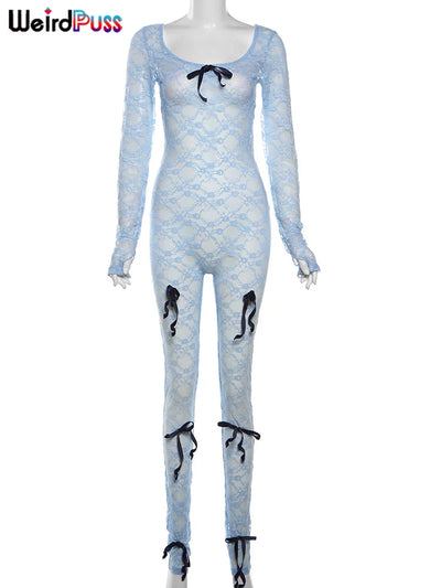 Weird Puss See Through Jumpsuit