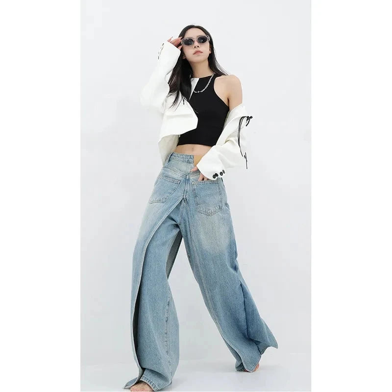 Y2k Vintage High Waist Baggy