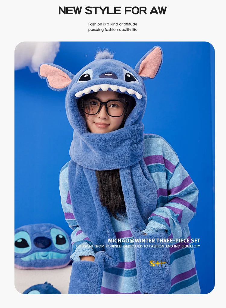 Stitch Hat, Scarf and Gloves