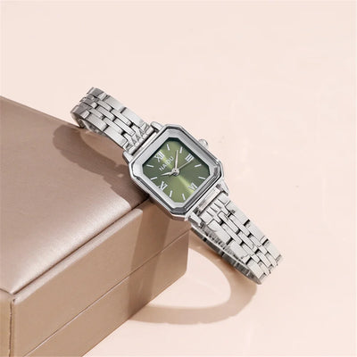 Quartz steel watch