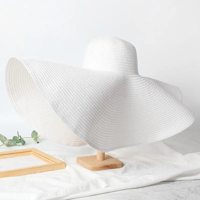 25cm Wide Brim Straw Hats