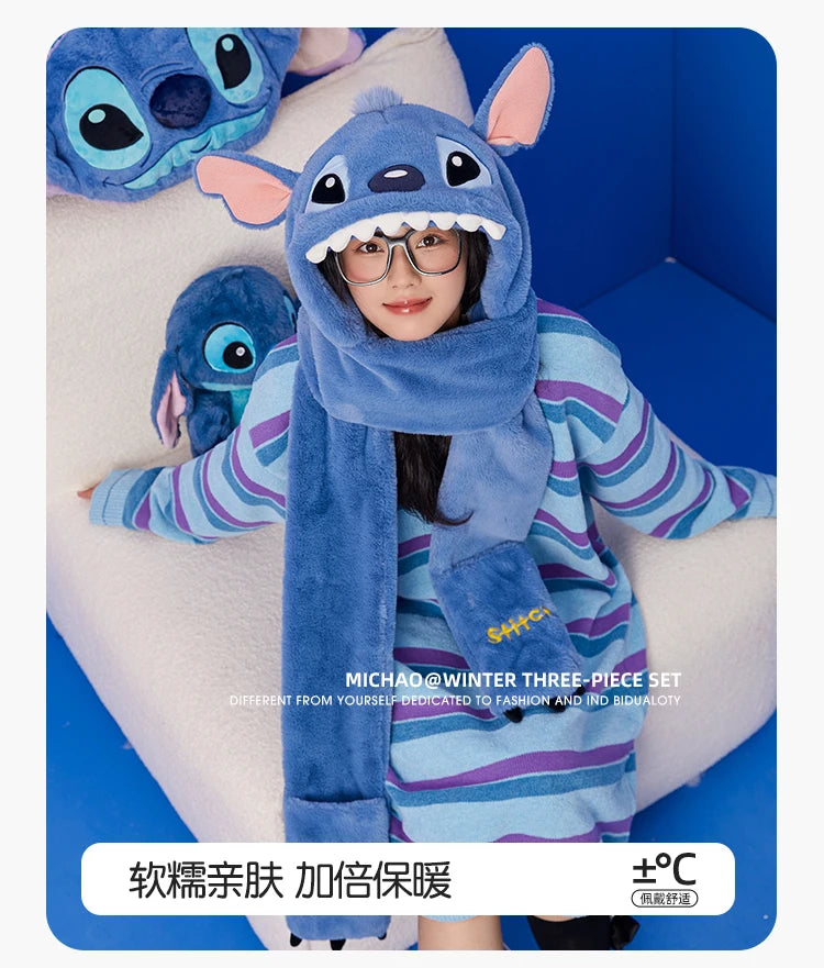 Stitch Hat, Scarf and Gloves