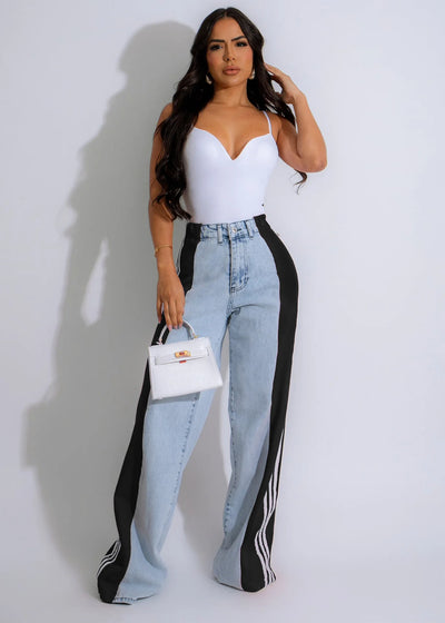 Wide Leg Jeans Cargo Pants