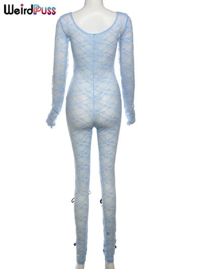 Weird Puss See Through Jumpsuit